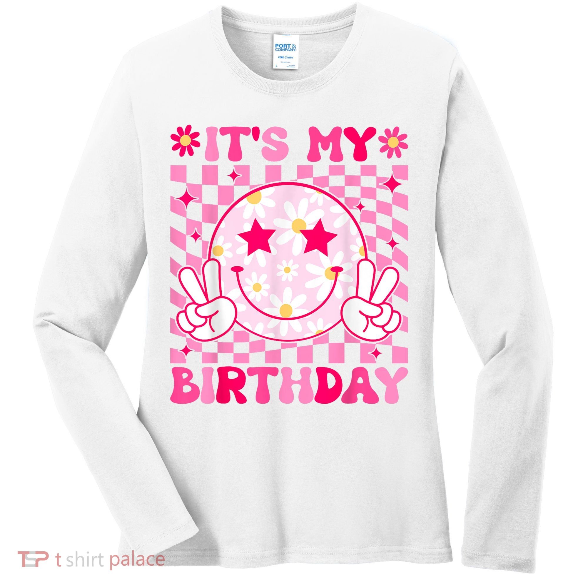 Groovy Its My Birthday Women's Long Sleeve Shirt