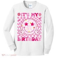 Groovy Its My Birthday Kids Long Sleeve Shirt thumb 0