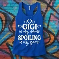 Gigi Is My Name Spoiling Is My Game Gift MotherS Day Gift Women's Tank Top thumb 3