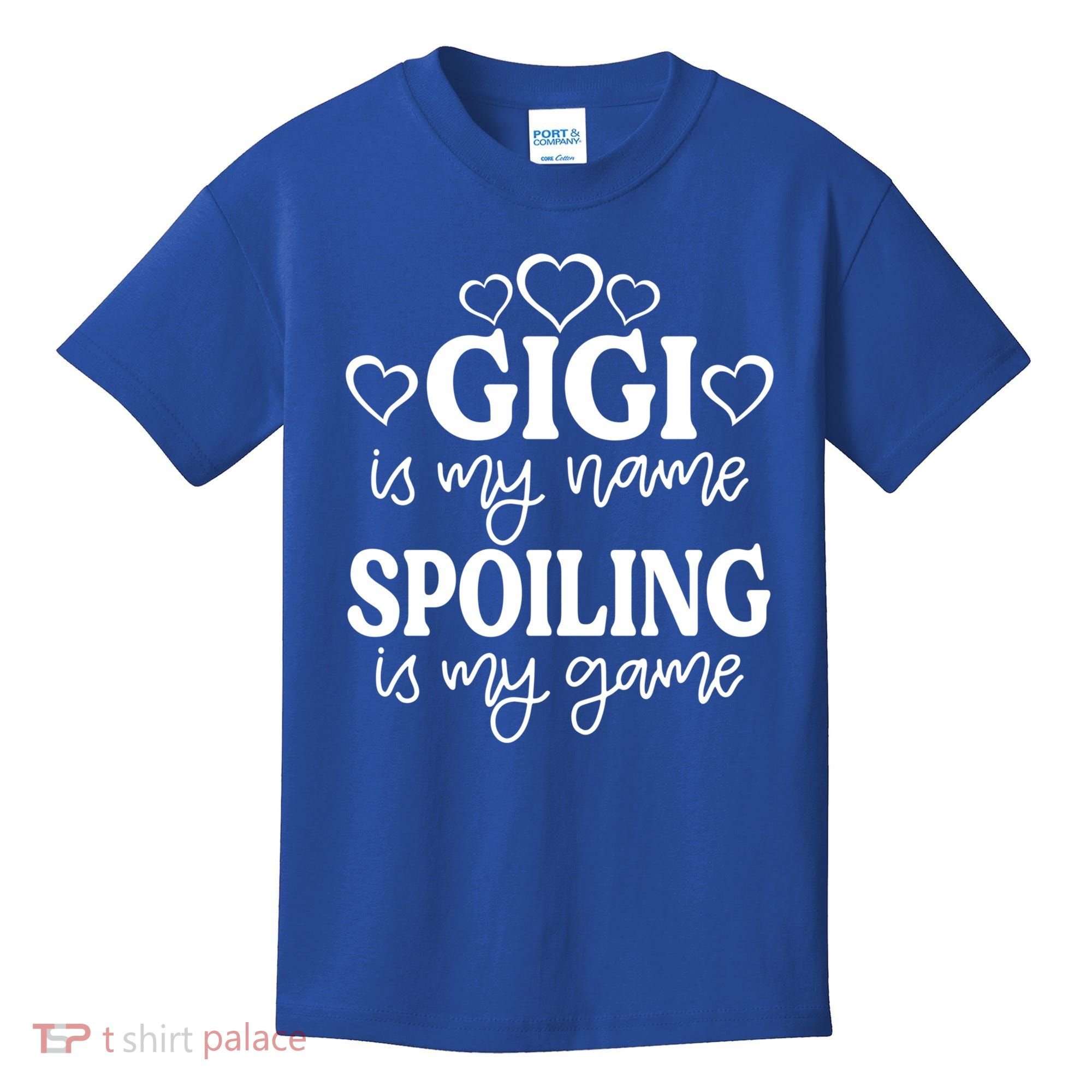 Gigi Is My Name Spoiling Is My Game Gift MotherS Day Gift Kids T-Shirt