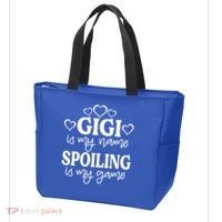 Gigi Is My Name Spoiling Is My Game Gift MotherS Day Gift Tote Bag thumb 3