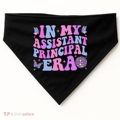 Groovy In My Assistant Principal Era School Worker USA-Made Doggie Bandana