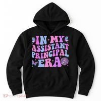Groovy In My Assistant Principal Era School Worker Hoodie thumb 0