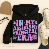 Groovy In My Assistant Principal Era School Worker Hoodie thumb 4