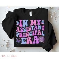 Groovy In My Assistant Principal Era School Worker Sweatshirt thumb 2