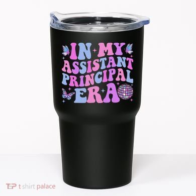 Groovy In My Assistant Principal Era School Worker Tumbler
