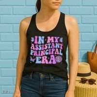 Groovy In My Assistant Principal Era School Worker Women's Tank Top thumb 2