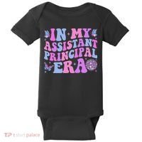 Groovy In My Assistant Principal Era School Worker Baby Bodysuit thumb 0