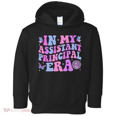 Groovy In My Assistant Principal Era School Worker Toddler Hoodie