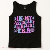 Groovy In My Assistant Principal Era School Worker Tank Top thumb 2