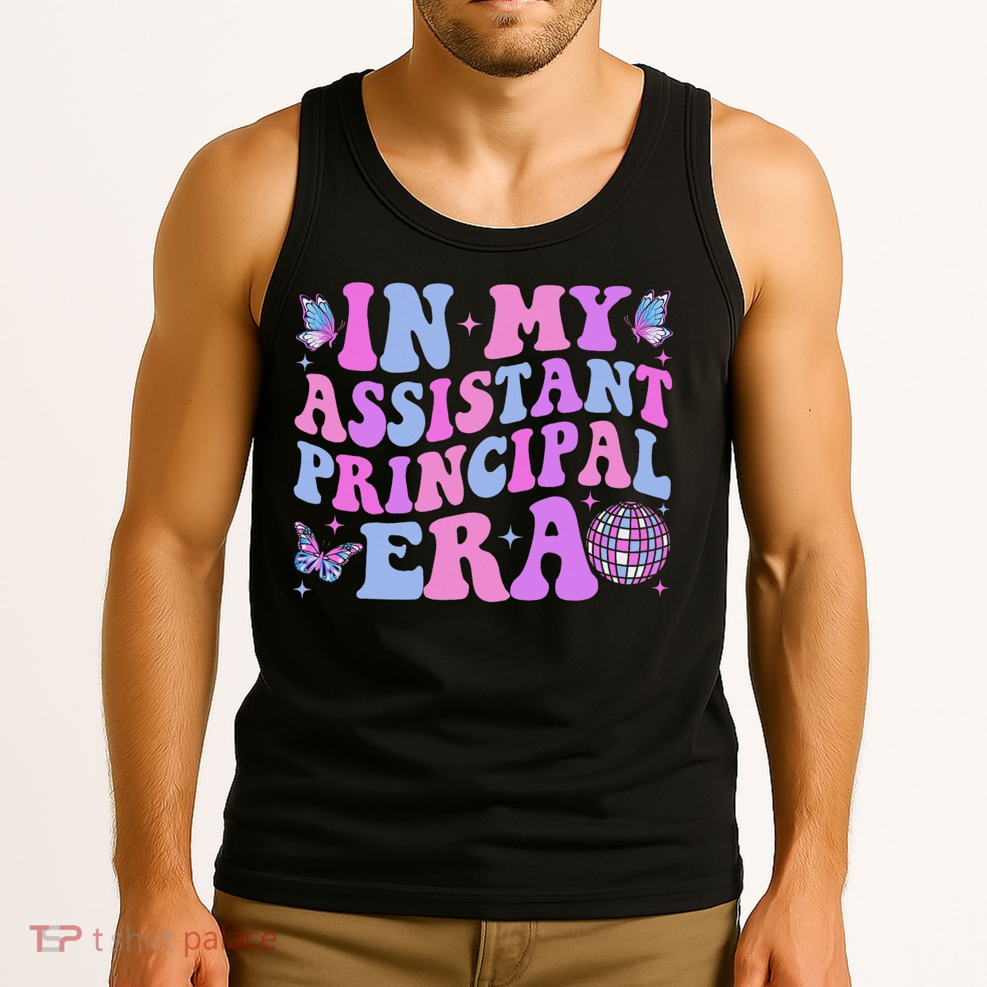 Groovy In My Assistant Principal Era School Worker Tank Top