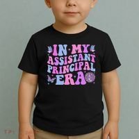 Groovy In My Assistant Principal Era School Worker Toddler T-Shirt thumb 2