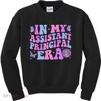 Groovy In My Assistant Principal Era School Worker Kids Sweatshirt thumb 0