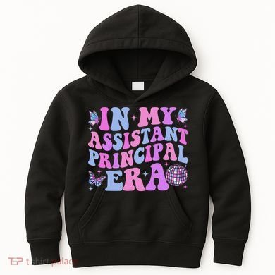 Groovy In My Assistant Principal Era School Worker Kids Hoodie