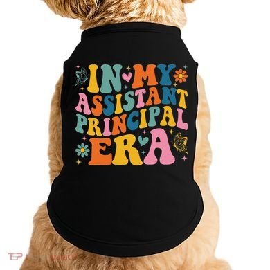 Groovy In My Assistant Principal Era School Worker Doggie Tank