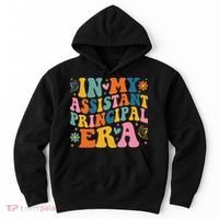 Groovy In My Assistant Principal Era School Worker Hoodie thumb 0