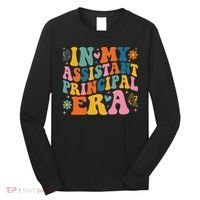 Groovy In My Assistant Principal Era School Worker Long Sleeve Shirt thumb 0