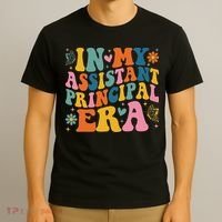 Groovy In My Assistant Principal Era School Worker T-Shirt thumb 3