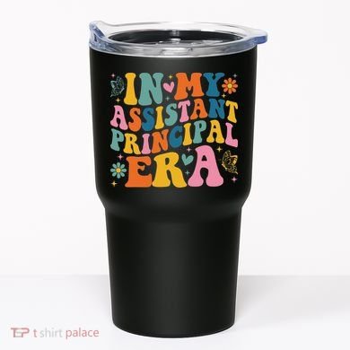 Groovy In My Assistant Principal Era School Worker Tumbler
