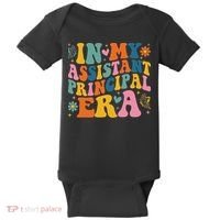 Groovy In My Assistant Principal Era School Worker Baby Bodysuit thumb 0