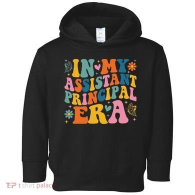 Groovy In My Assistant Principal Era School Worker Toddler Hoodie