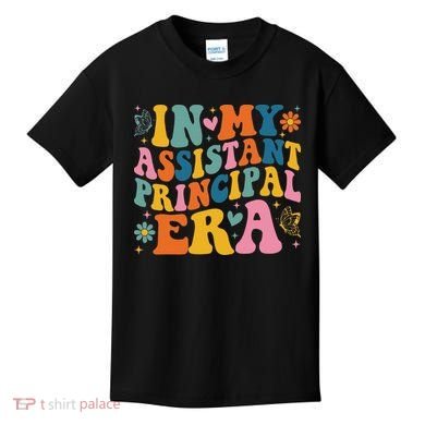 Groovy In My Assistant Principal Era School Worker Kids T-Shirt
