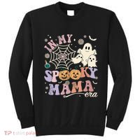 Groovy In My Spooky Mama Era Ghost Pumpkin Halloween Wo Sweatshirt thumb 0
