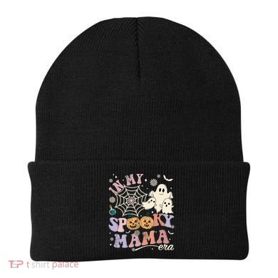 Groovy In My Spooky Mama Era Ghost Pumpkin Halloween Wo Beanie