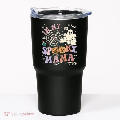 Groovy In My Spooky Mama Era Ghost Pumpkin Halloween Wo Tumbler