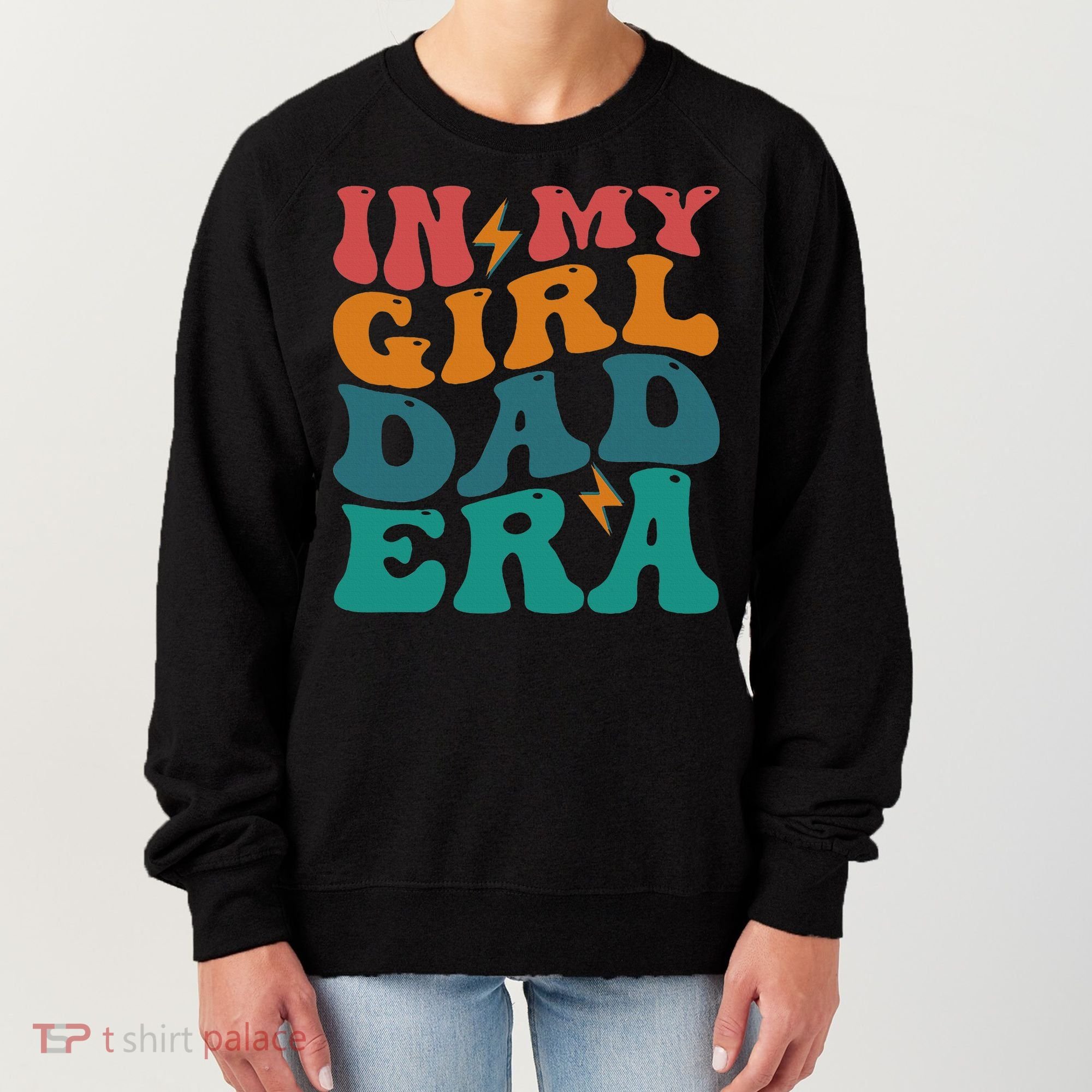Groovy In My Girl Dad Era Women's Sweatshirt