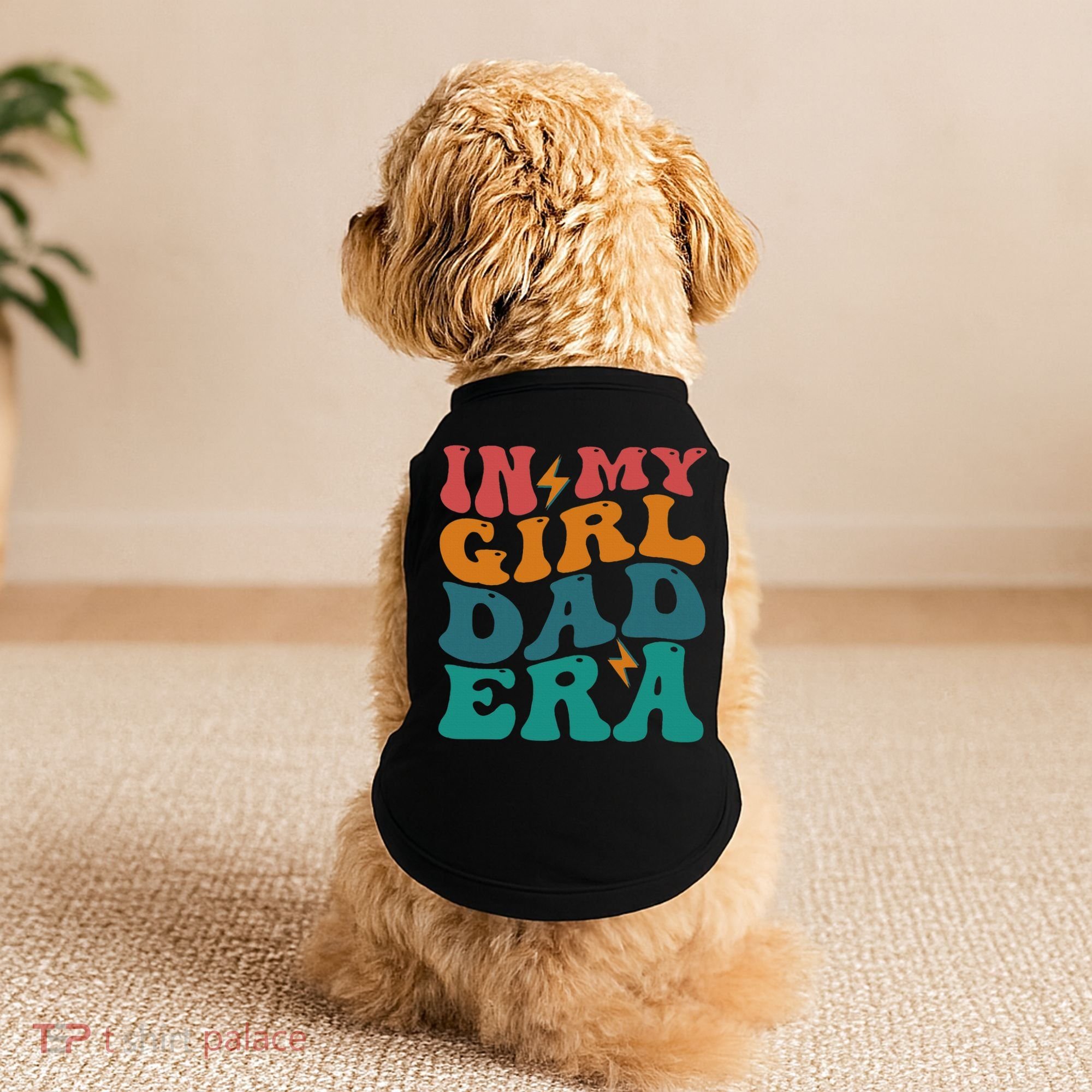Groovy In My Girl Dad Era Doggie Tank