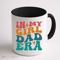 Groovy In My Girl Dad Era Coffee Mug thumb 1