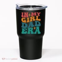 Groovy In My Girl Dad Era Tumbler thumb 0