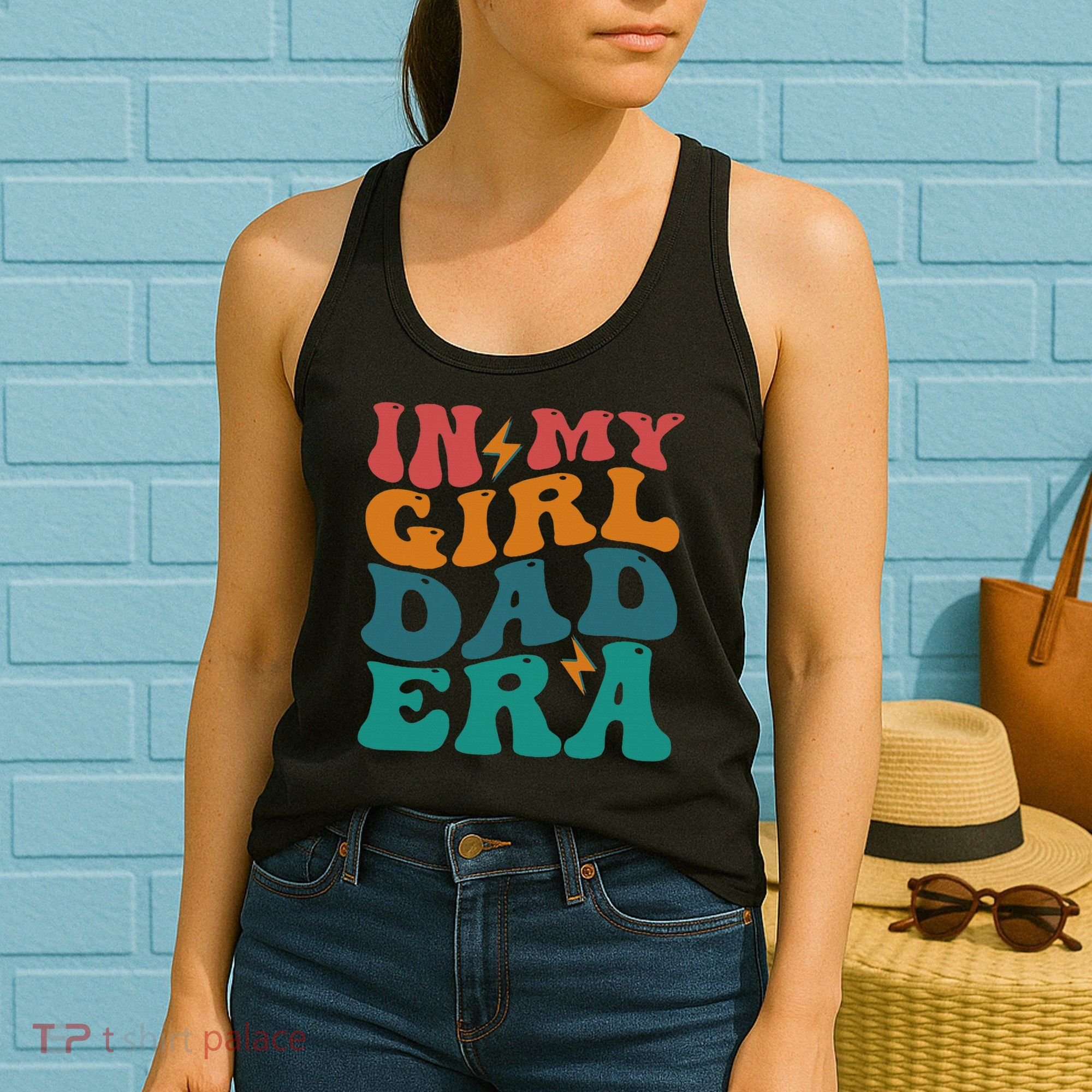 Groovy In My Girl Dad Era Women's Tank Top