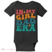 Groovy In My Girl Dad Era Baby Bodysuit thumb 0