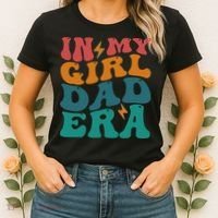 Groovy In My Girl Dad Era Women's T-Shirt thumb 2