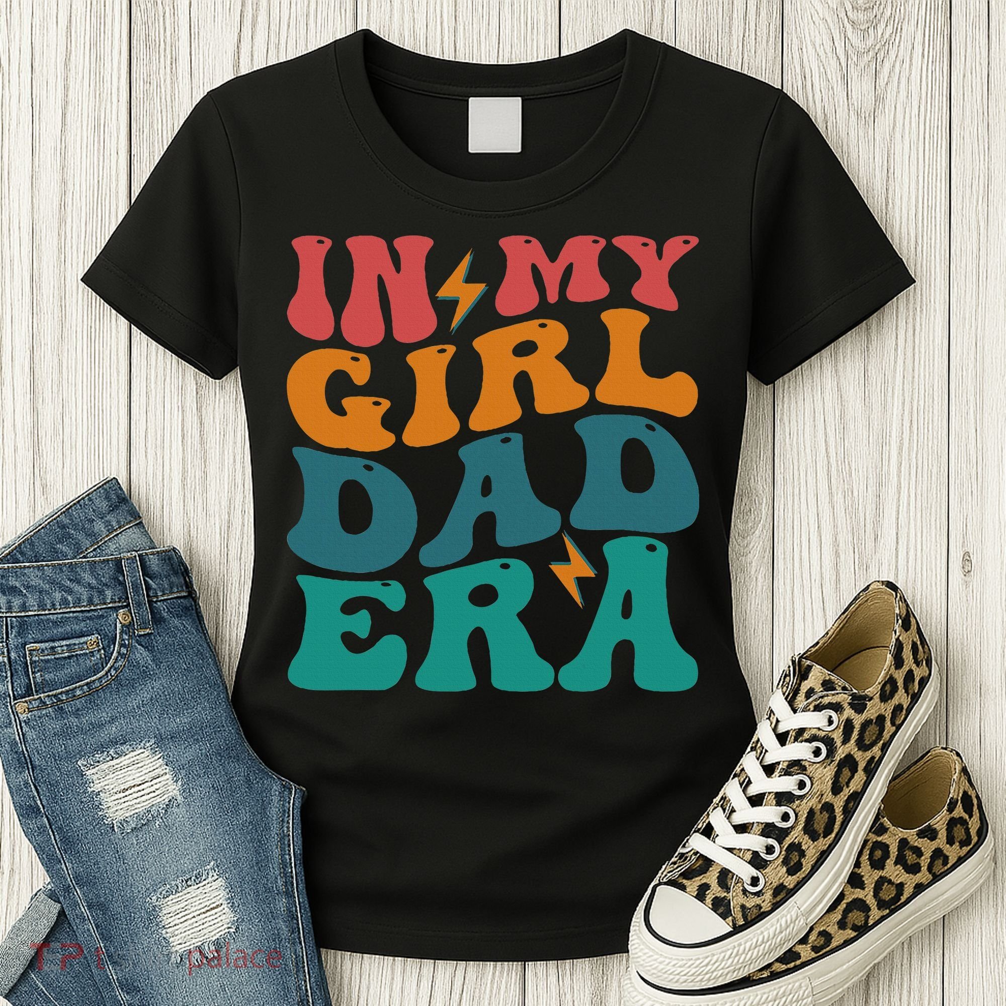 Groovy In My Girl Dad Era Women's T-Shirt
