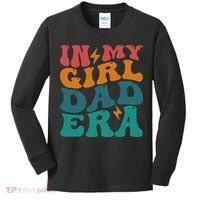 Groovy In My Girl Dad Era Kids Long Sleeve Shirt thumb 0