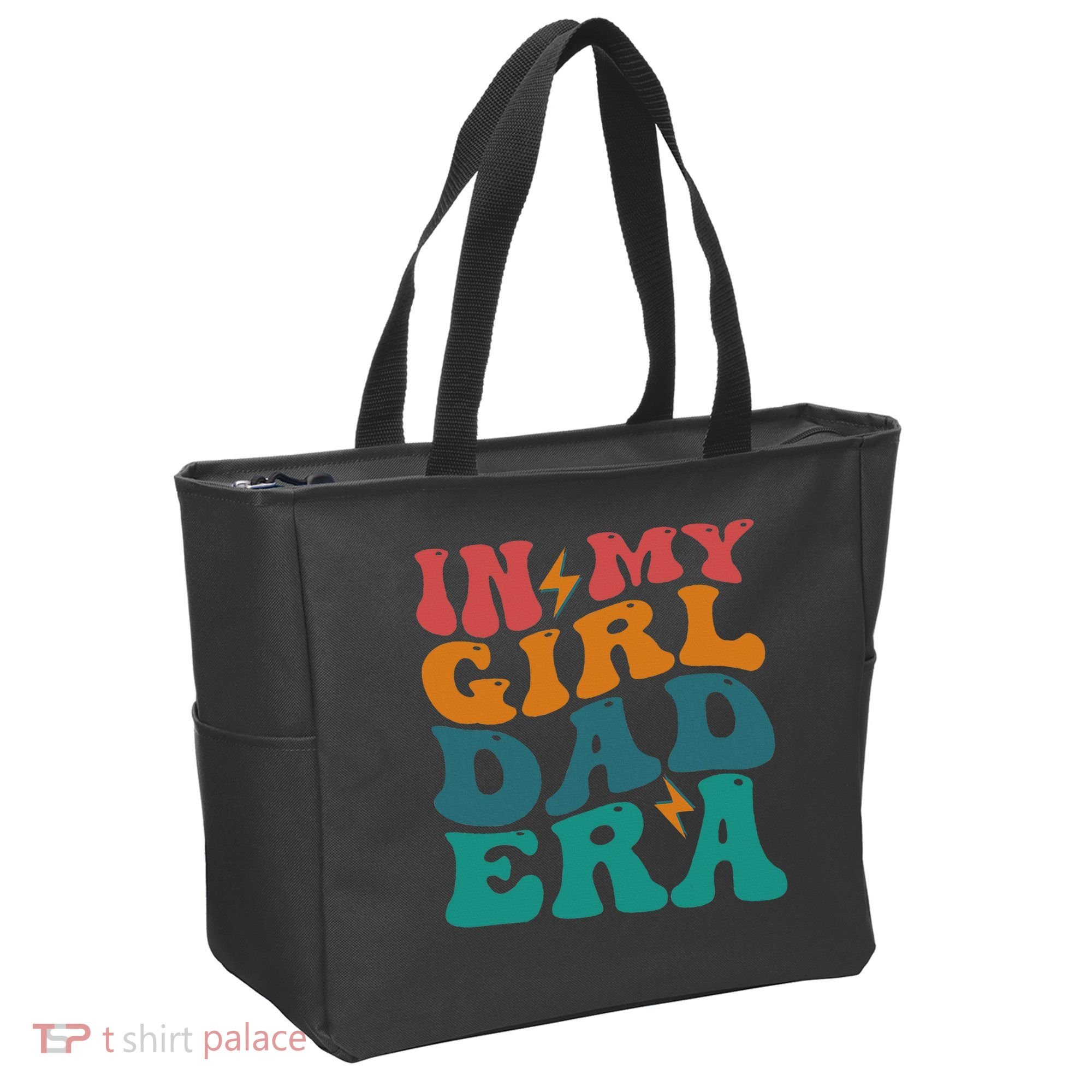 Groovy In My Girl Dad Era Tote Bag