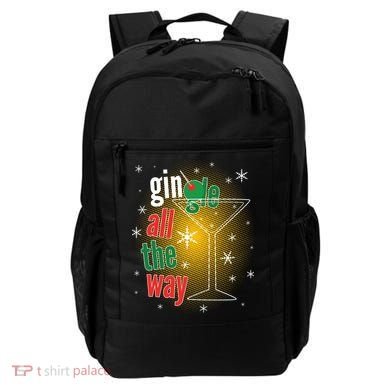 Gin all the way Jingle Funny Christmas Backpack