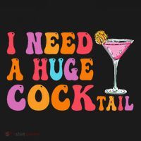 Groovy I Need A Huge Cocktail Funny Adult Humor Drinking Baby Bodysuit thumb 2