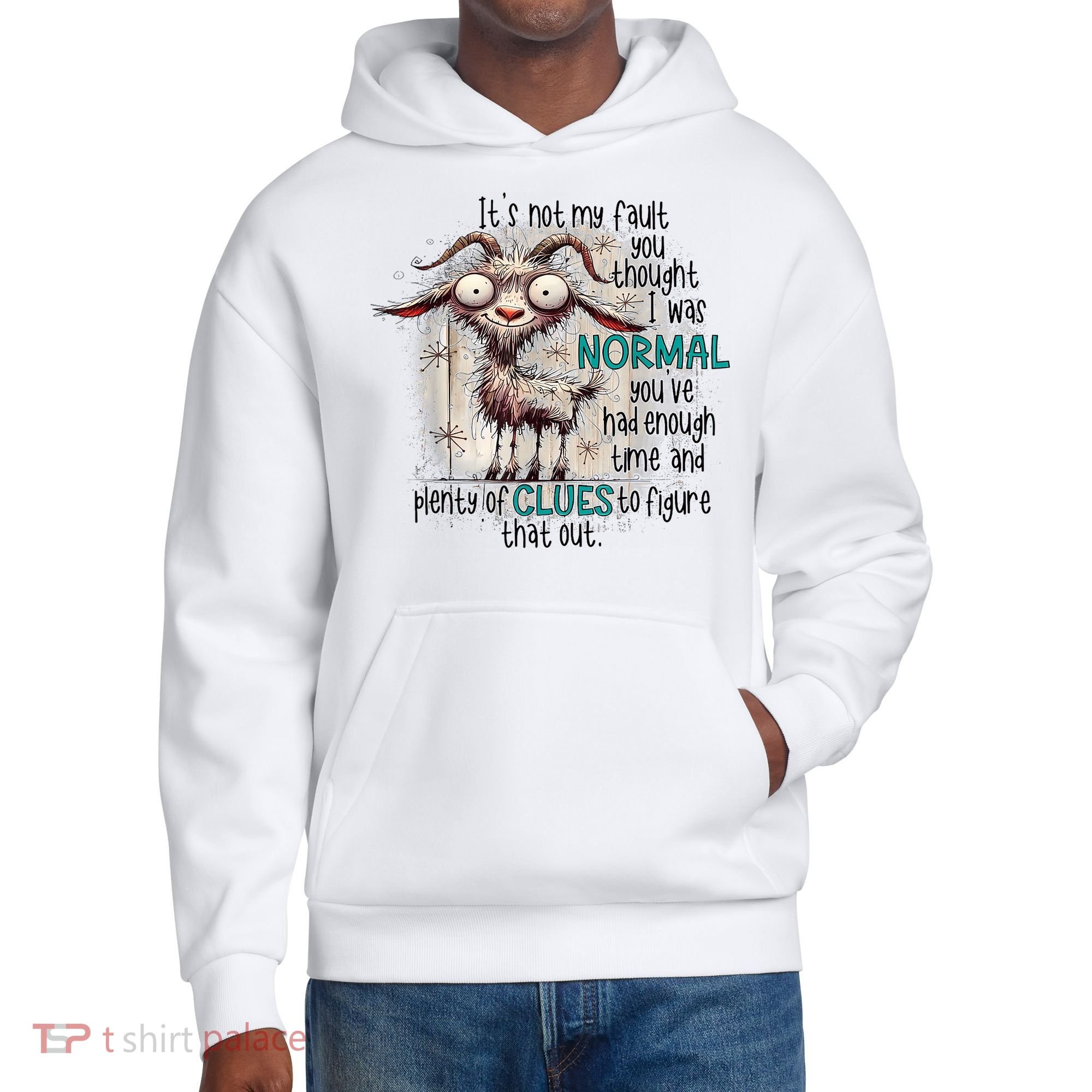Goat ItS Not My Fault You Thought I Was Normal District V.I.T. Heavyweight Hoodie
