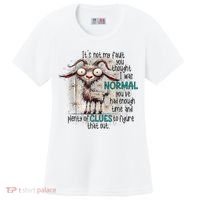 Goat ItS Not My Fault You Thought I Was Normal Women's Cooling Performance Crew T-Shirt thumb 0