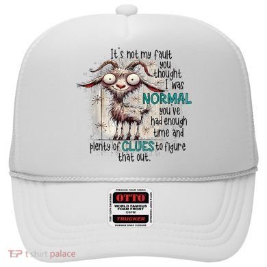 Goat ItS Not My Fault You Thought I Was Normal Hat