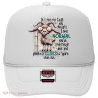 Goat ItS Not My Fault You Thought I Was Normal Hat thumb 0