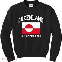 Greenland Is Not For Sale Kids Sweatshirt thumb 0