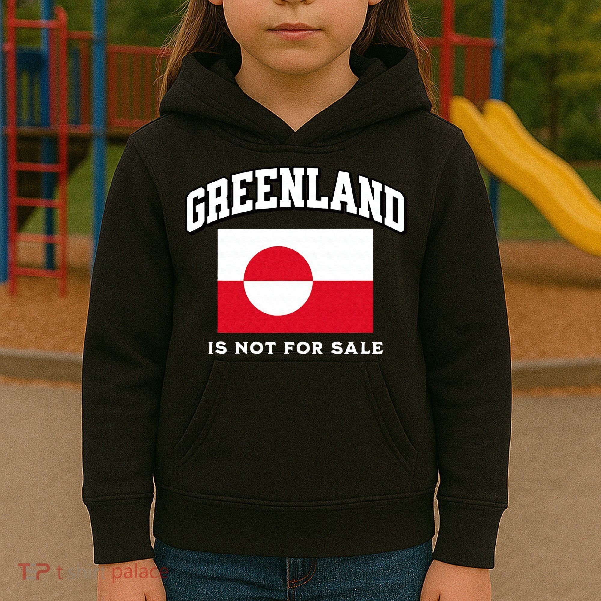 Greenland Is Not For Sale Kids Hoodie