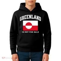 Greenland Is Not For Sale Kids Hoodie thumb 4