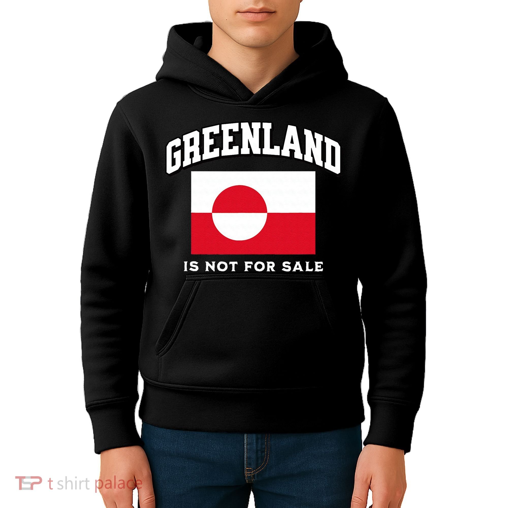 Greenland Is Not For Sale Kids Hoodie