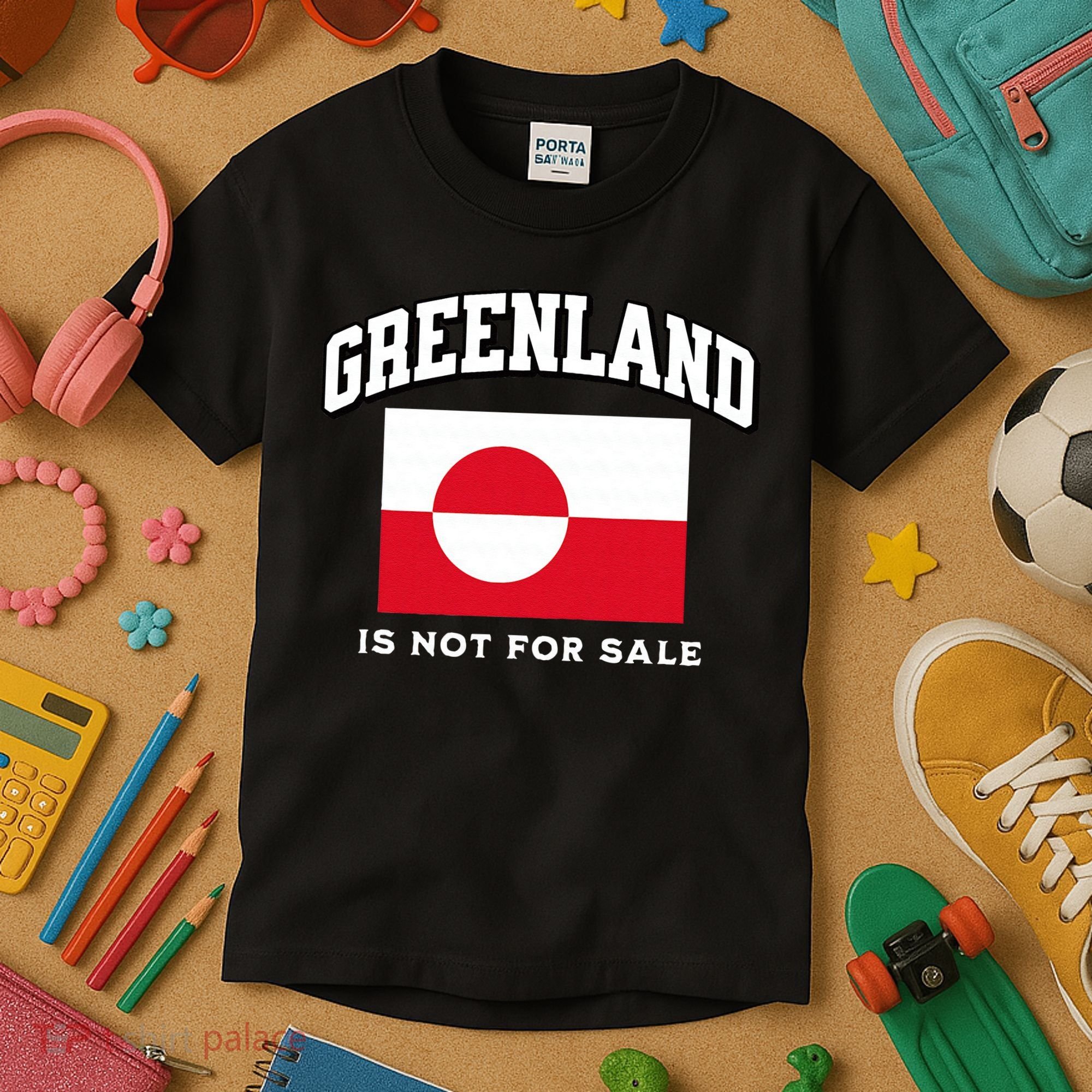 Greenland Is Not For Sale Kids T-Shirt